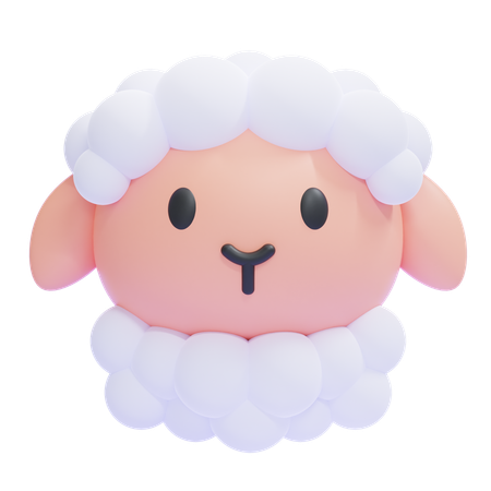 Emoji de mouton  3D Icon