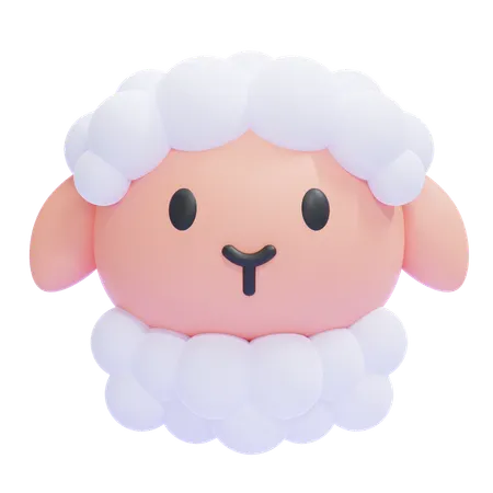 Emoji de mouton  3D Icon