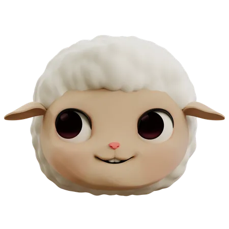 Emoji hautain de mouton  3D Icon