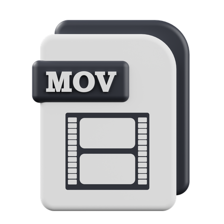 MOV  3D Icon