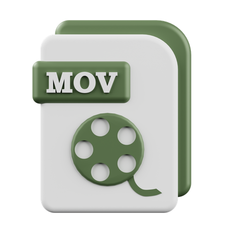 MOV  3D Icon