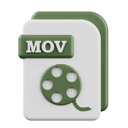 MOV  3D Icon