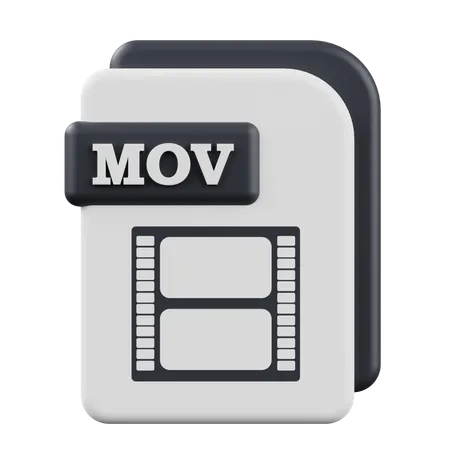 MOV  3D Icon