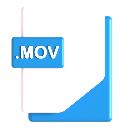 Mov-Erweiterung  3D Icon