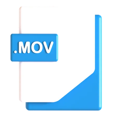 Mov Extension  3D Icon