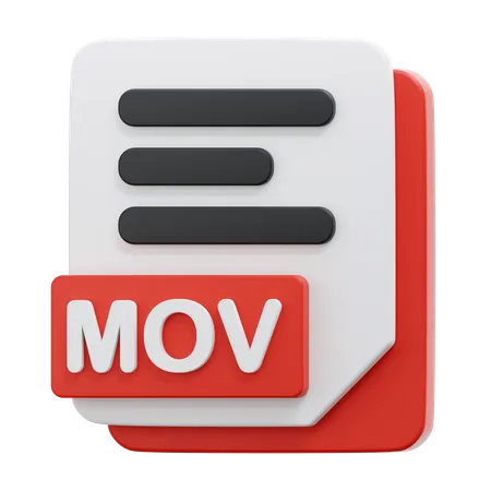 MOV FILE  3D Icon