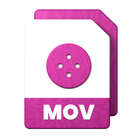 Mov File  3D Icon