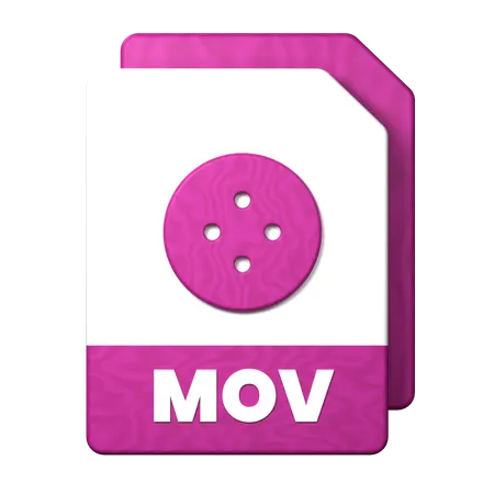Mov File  3D Icon
