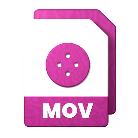 Mov File  3D Icon