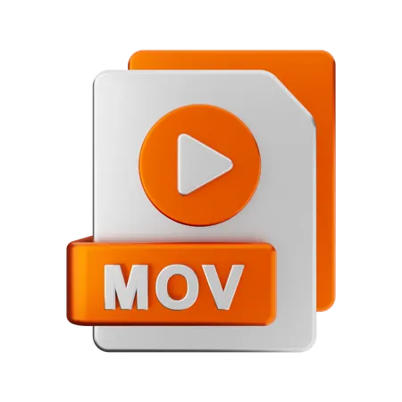 MOV File  3D Illustration