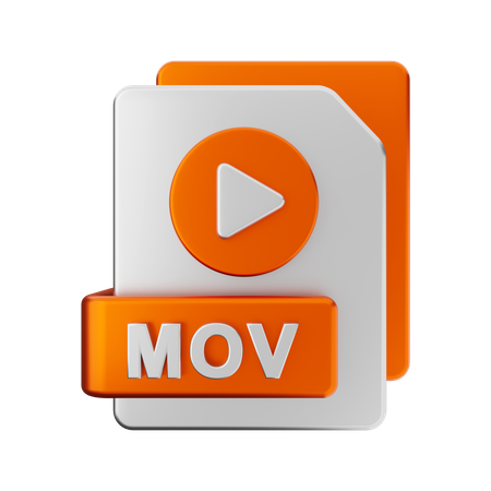 MOV File  3D Illustration