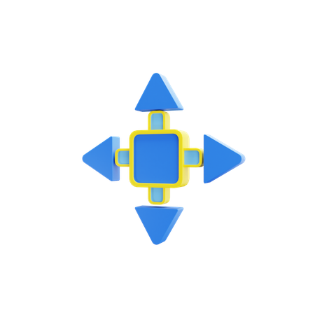 이동하다  3D Icon