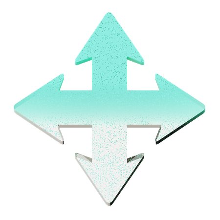 Move Arrow  3D Icon