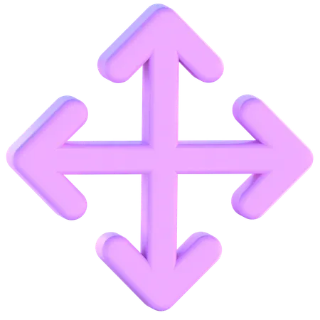Move Arrow  3D Icon