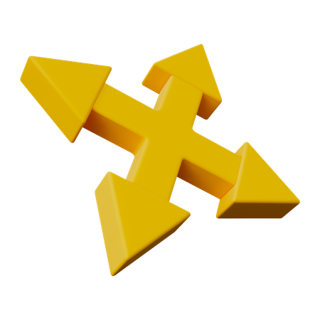 Move Arrow  3D Icon