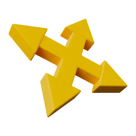 Move Arrow  3D Icon