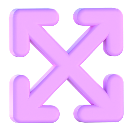 Move Arrow  3D Icon