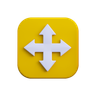 3d arrow control logo