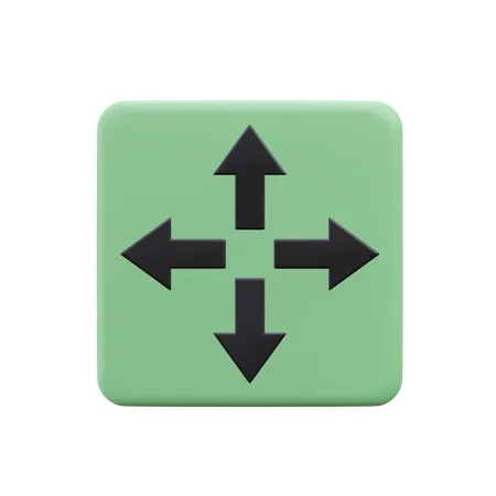 Move Arrows  3D Icon