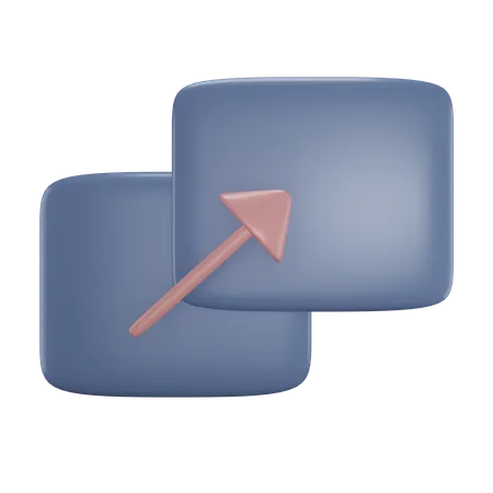 Move Object  3D Icon