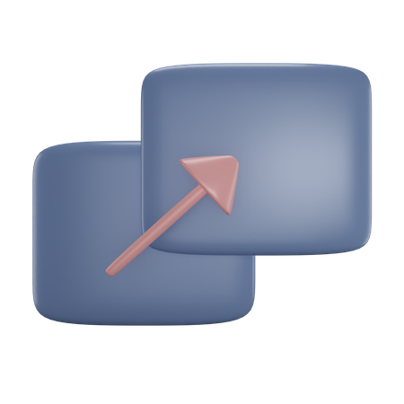 Move Object  3D Icon