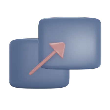 Move Objects 3 D Rendering 3D Icon