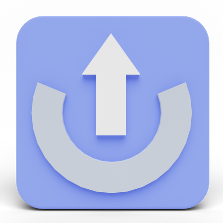 Move Up  3D Icon