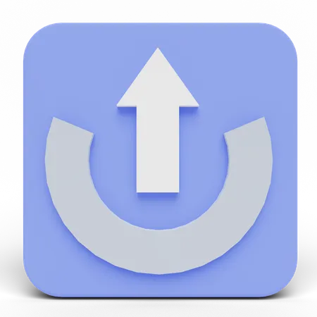 Move Up  3D Icon