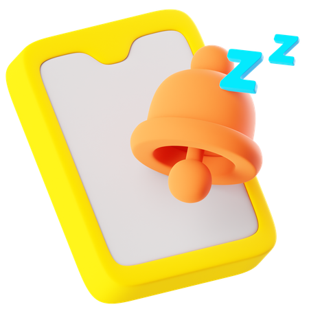 Celular off-line  3D Icon