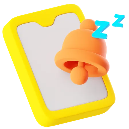 Celular off-line  3D Icon