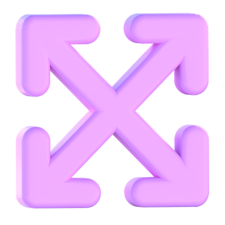 Mover seta  3D Icon
