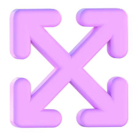 Mover seta  3D Icon