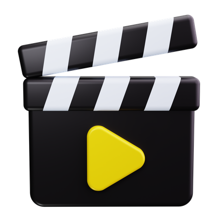 Movie  3D Icon