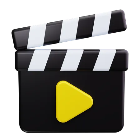 Movie  3D Icon