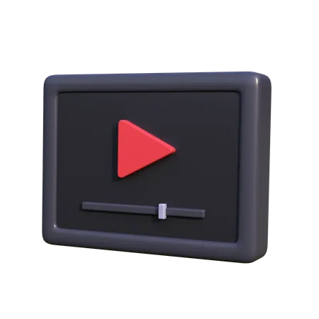 Movie  3D Icon