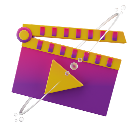 Movie  3D Icon