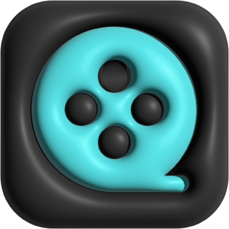 Movie  3D Icon