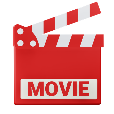 Movie  3D Icon