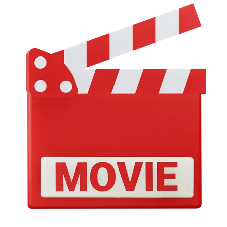 Movie  3D Icon