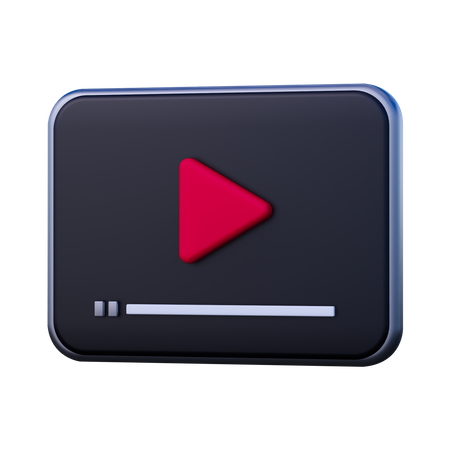 Movie  3D Icon