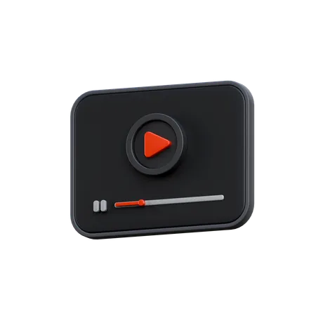 Movie  3D Icon