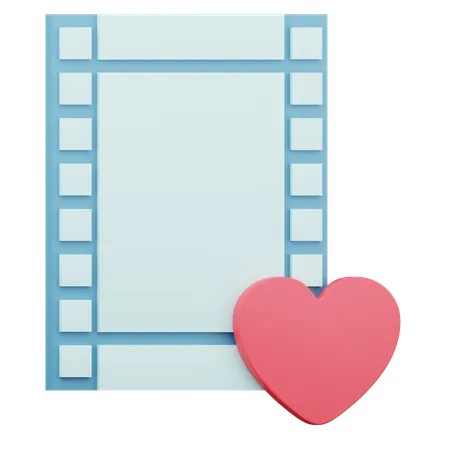 Movie App  3D Icon