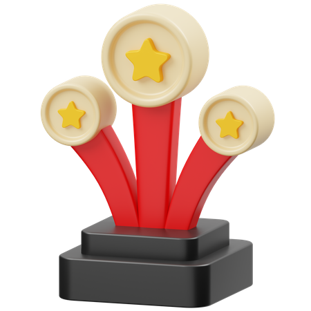 Movie Award  3D Icon