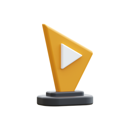 Movie Award  3D Icon