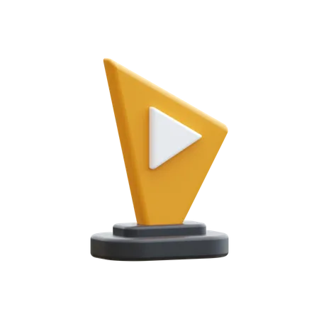 Movie Award  3D Icon