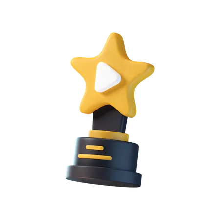 Movie Award  3D Icon