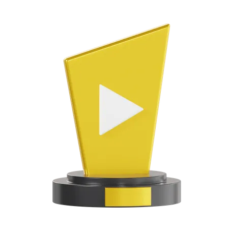 Movie Award  3D Icon