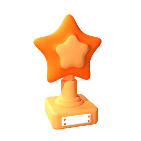 Movie Award  3D Icon