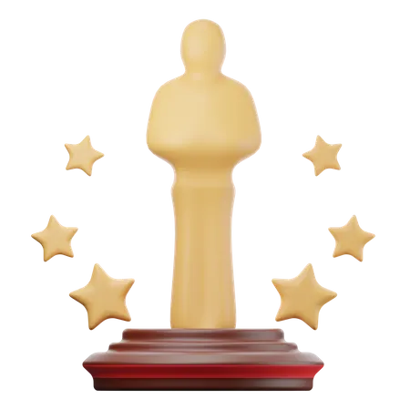 Movie Award  3D Icon