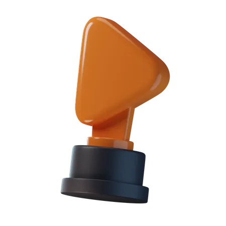 Movie Award  3D Icon